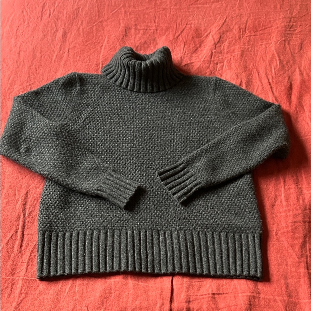 Patagonia Dark Gray Turtleneck Sweater